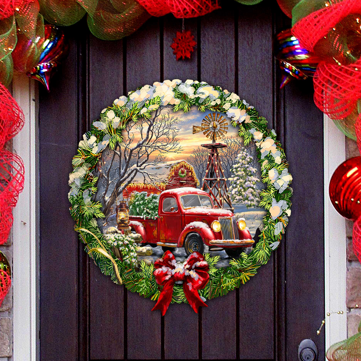 Christmas Wonderland Holiday Door Decor
