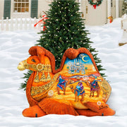 Three King Camel Nativity Outdoor Decor by G. DeBrekht - Nativity Holiday Decor - 8126519F