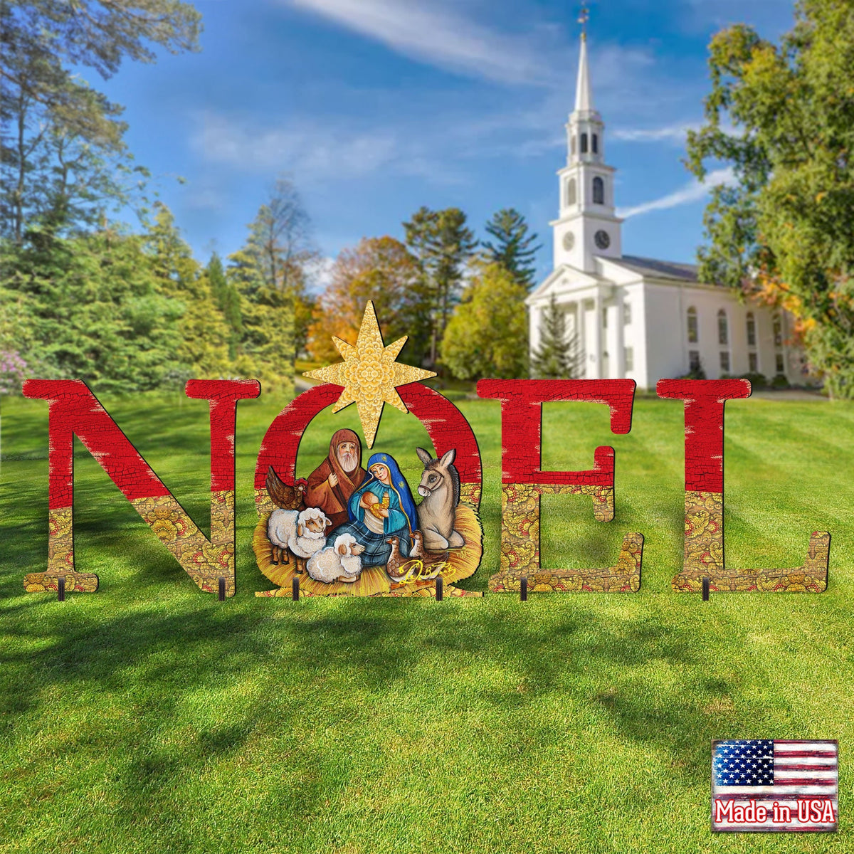Noel Outdoor Nativity Set