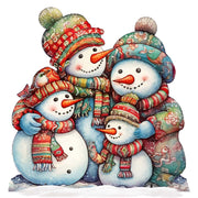Snowman Family Outdoor Decor by G. Debrekht - Christmas Santa Snowman Decor - 8611057F
