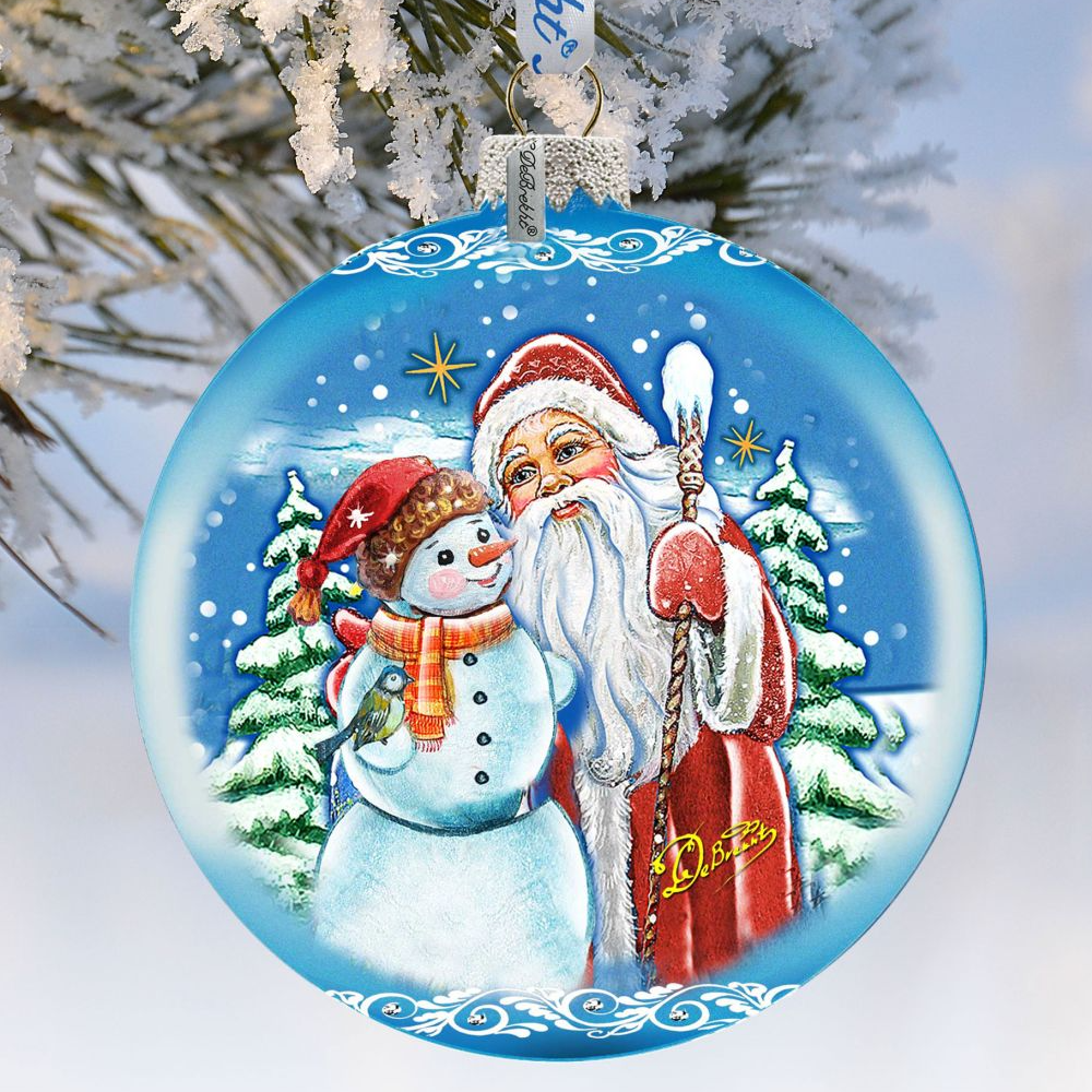 Christmas Workshop Glass Ornament Limited Edition