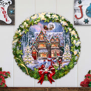 Christmas House Holiday Door Decor by D. Gelsinger - Christmas Decor - 8652812H-DG