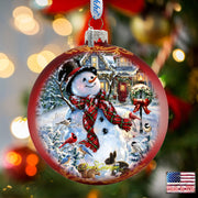An Old-Fashioned Christmas Glass Ornament Limited Edition