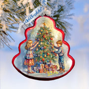 Love Among the Branches Tree Glass Ornament
