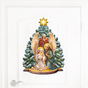 Holy Family Nativity Holiday Door Decor