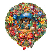 Nativity Wreath Holiday Door Decor