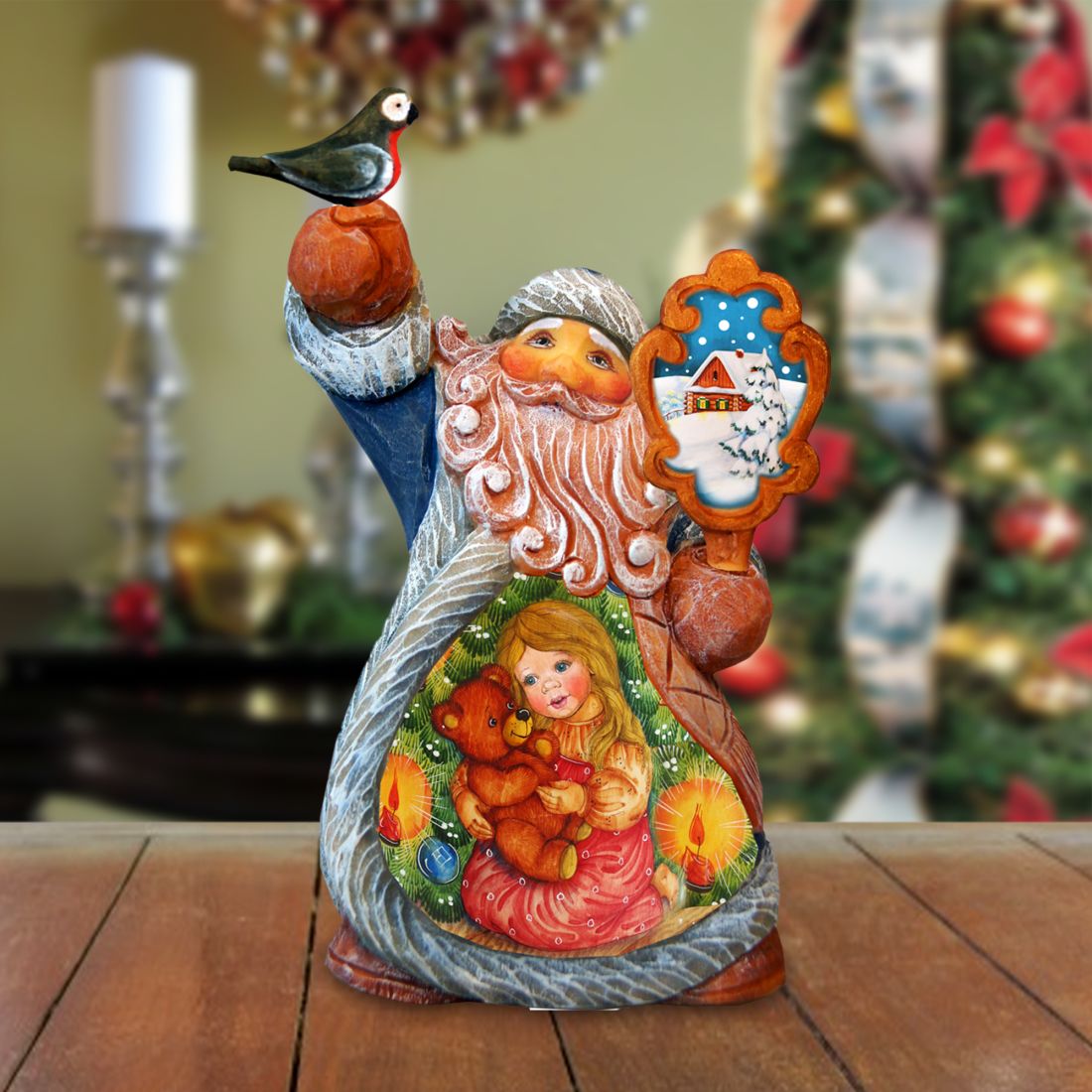 Early Friends Tiny Tale Santa Christmas Figurine