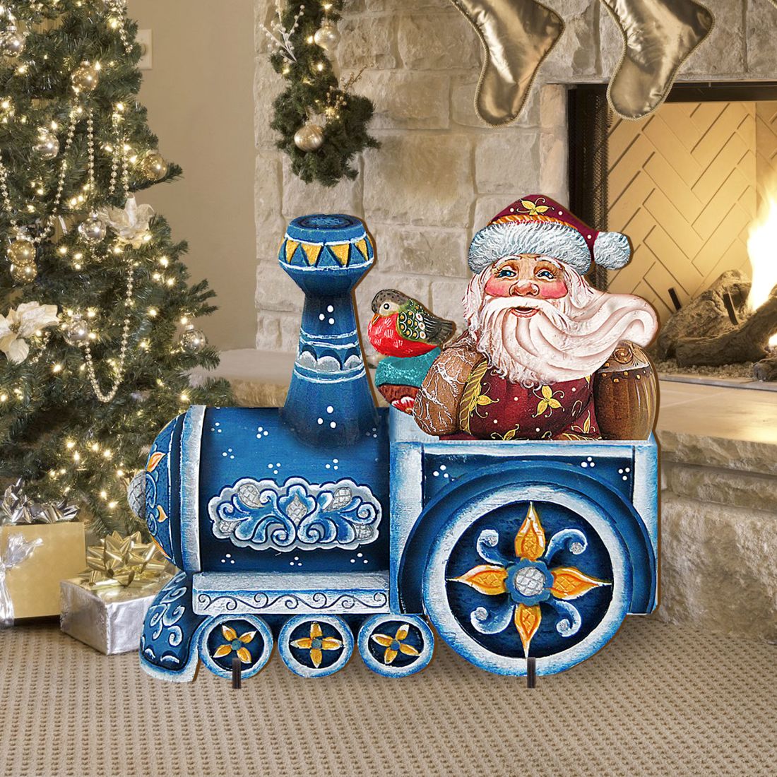 Train Ride Santa Christmas Outdoor Decor