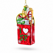 I Love San Francisco Glass Christmas Ornament