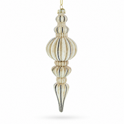 Vintage-Inspired Finial Glass Christmas Ornament