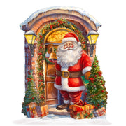Knocking the Door Santa Outdoor Decor