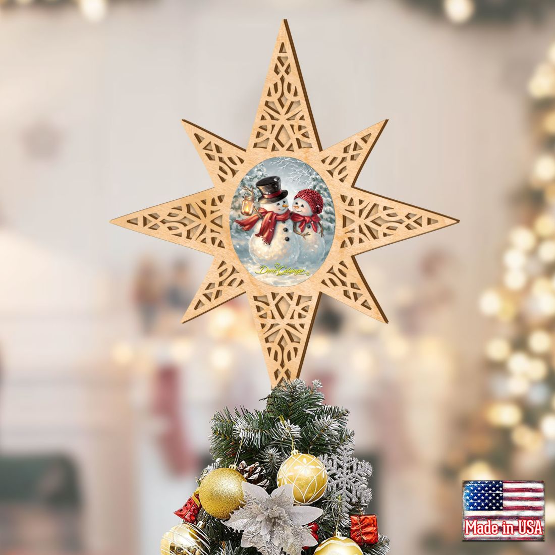 Snow Much in Love Tree Topper