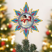 Snow Much in Love Tree Topper Wooden Decor