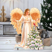 Woodland Angel Nativity Outdoor Decor