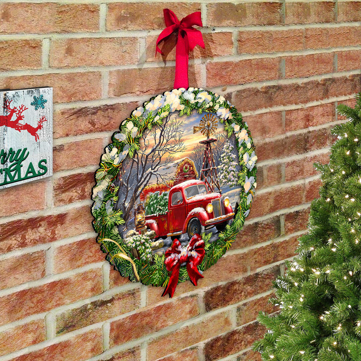 Christmas Wonderland Holiday Door Decor