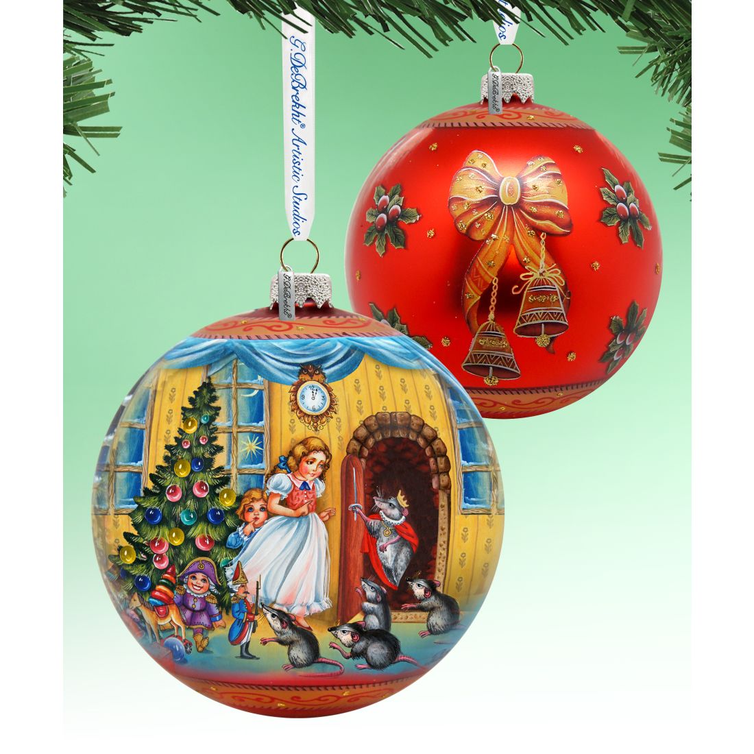 Story of Clara and the Nutcracker Glass Ornament Limited Edition