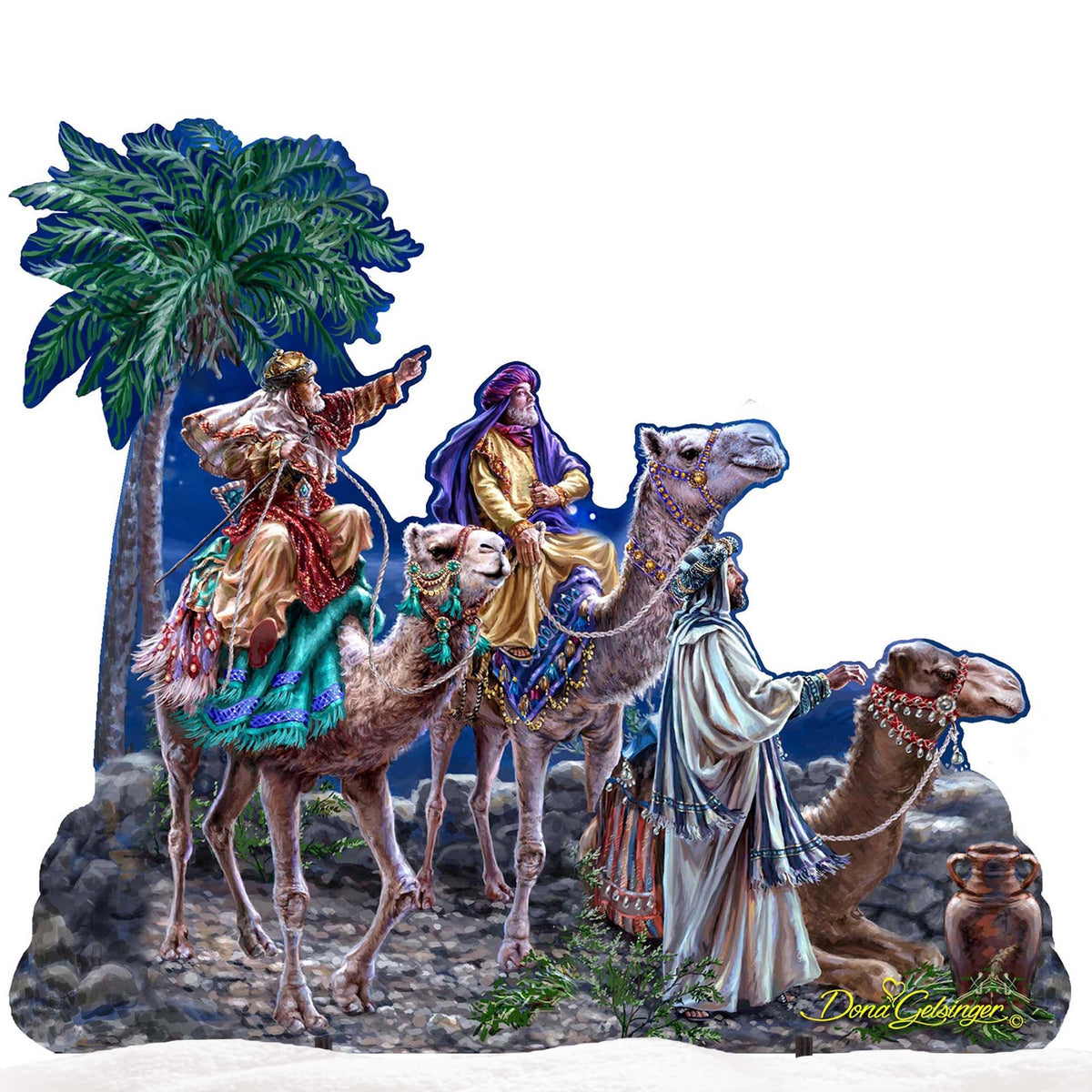 The Magic of Three Kings Nativity Outdoor Decor