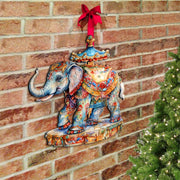 Carousel Elefant Holiday Door Decor  by G. Debrekht - Christmas Decor - 8611029H