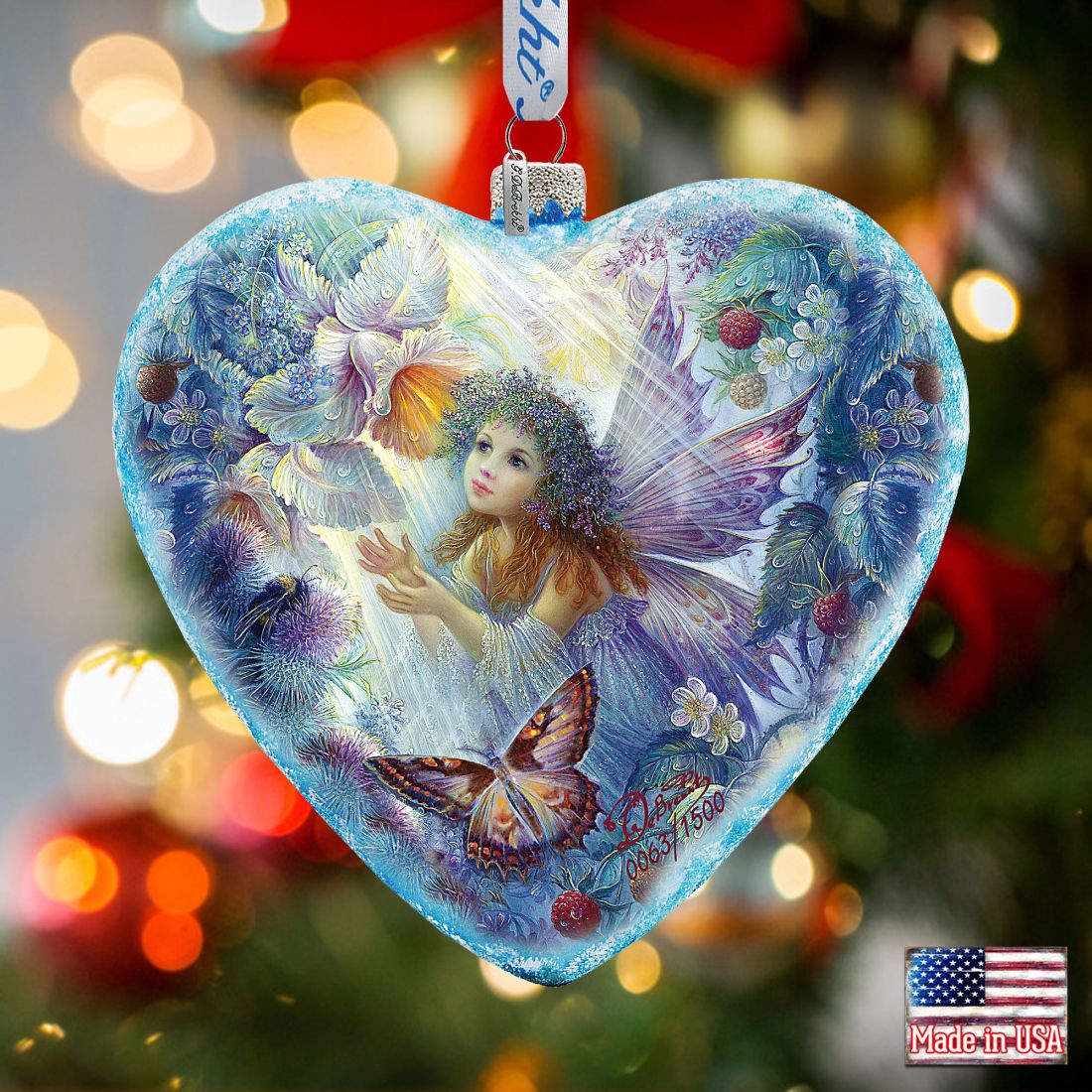 Flower Fairy Glass Ornament Limited Edition by Strelkina at G. DeBrekht
