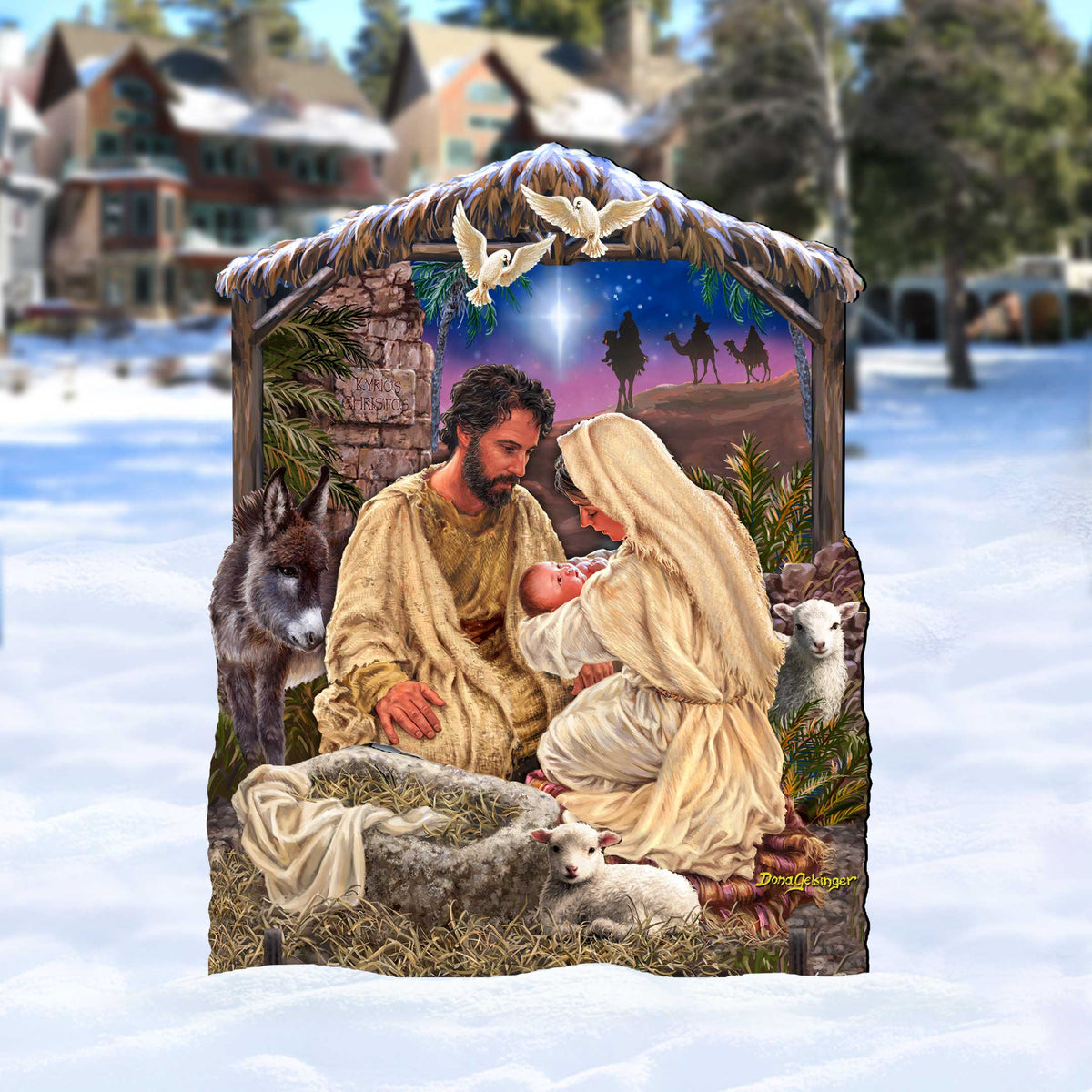 Jesus is Lord Outdoor Yard Decoration
