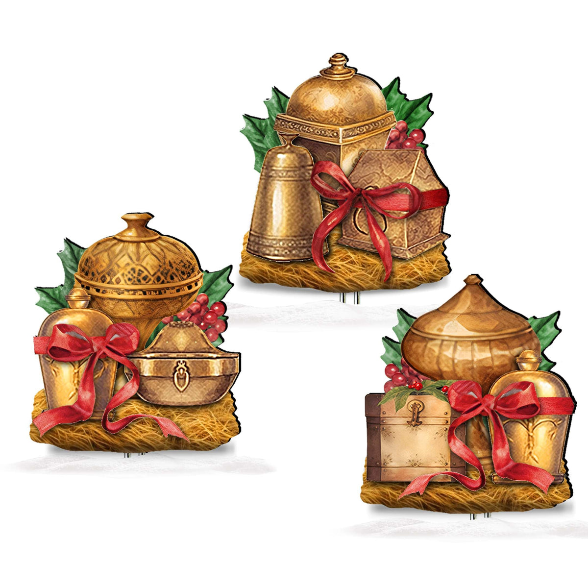 Holy Gifts Outdoor Garden Decor Set of 3