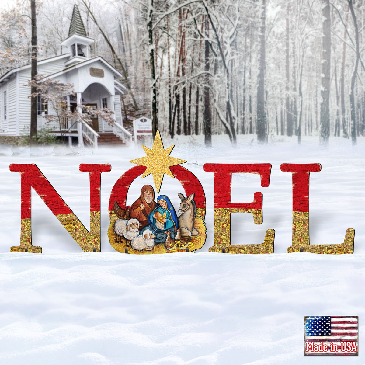 Noel Outdoor Nativity Set