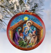 The Gift of the Three Kings Glass Ornament Limited Edition
