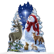 Heaven Wildlife Snowman Frosty Friends Outdoor Christmas Decoration
