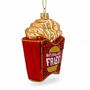 French Fries Glass Christmas Ornament
