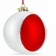 Italian Flag Travel Souvenir Venice Gondola Glass Ball Christmas Ornament