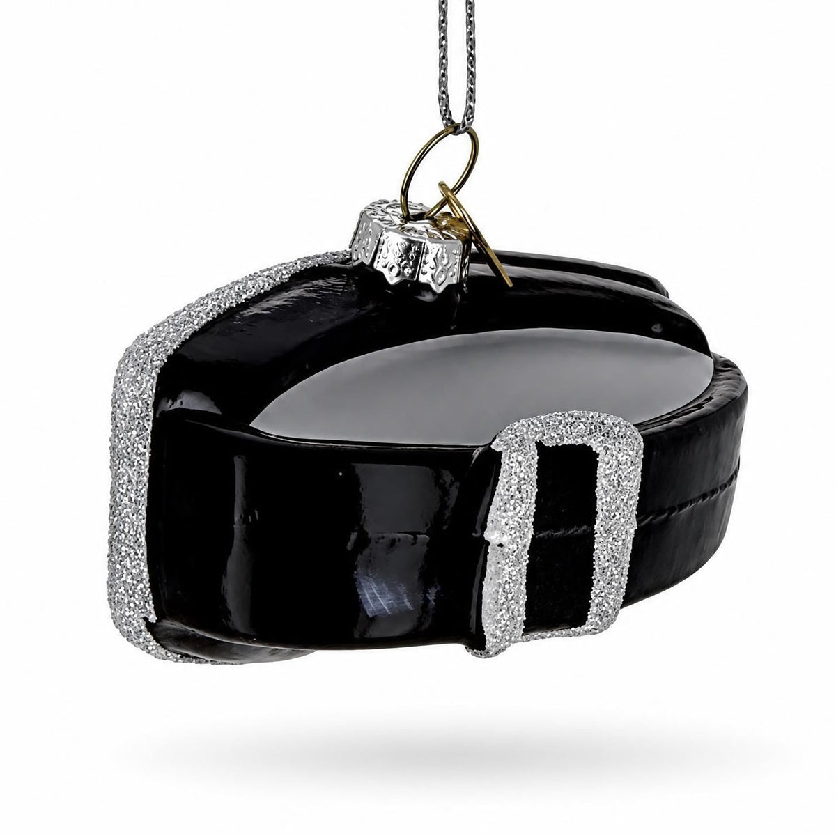 Iridescent Ski Goggles Glass Christmas Ornament