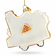 Italy Landmarks Travel Souvenir Glass Christmas Ornament