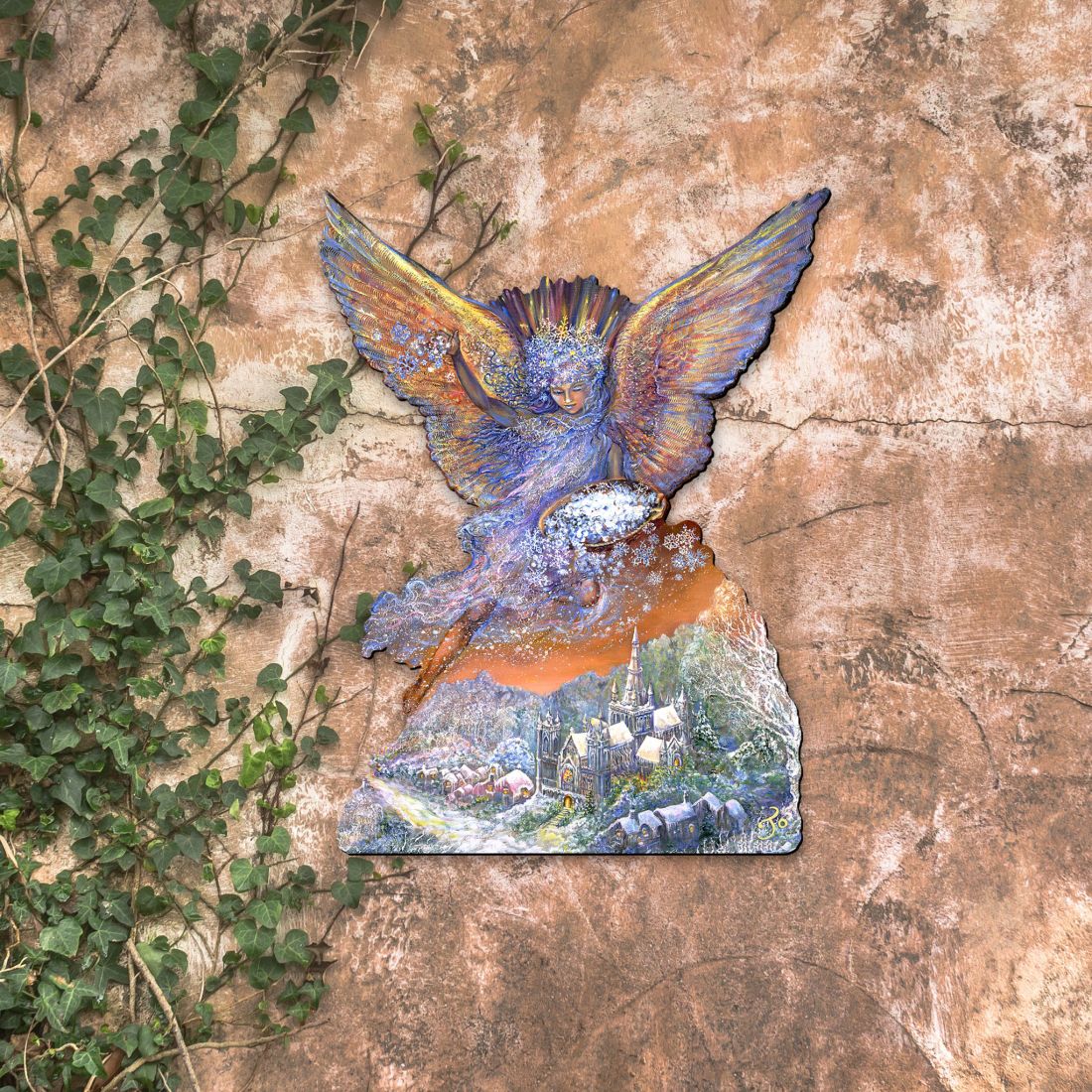 Snow Angel Holiday Door Decor by Josephine Wall - Christmas Decor - 842131H-JW