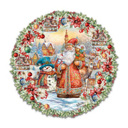Merry Christmas Wreath Holiday Door Decor