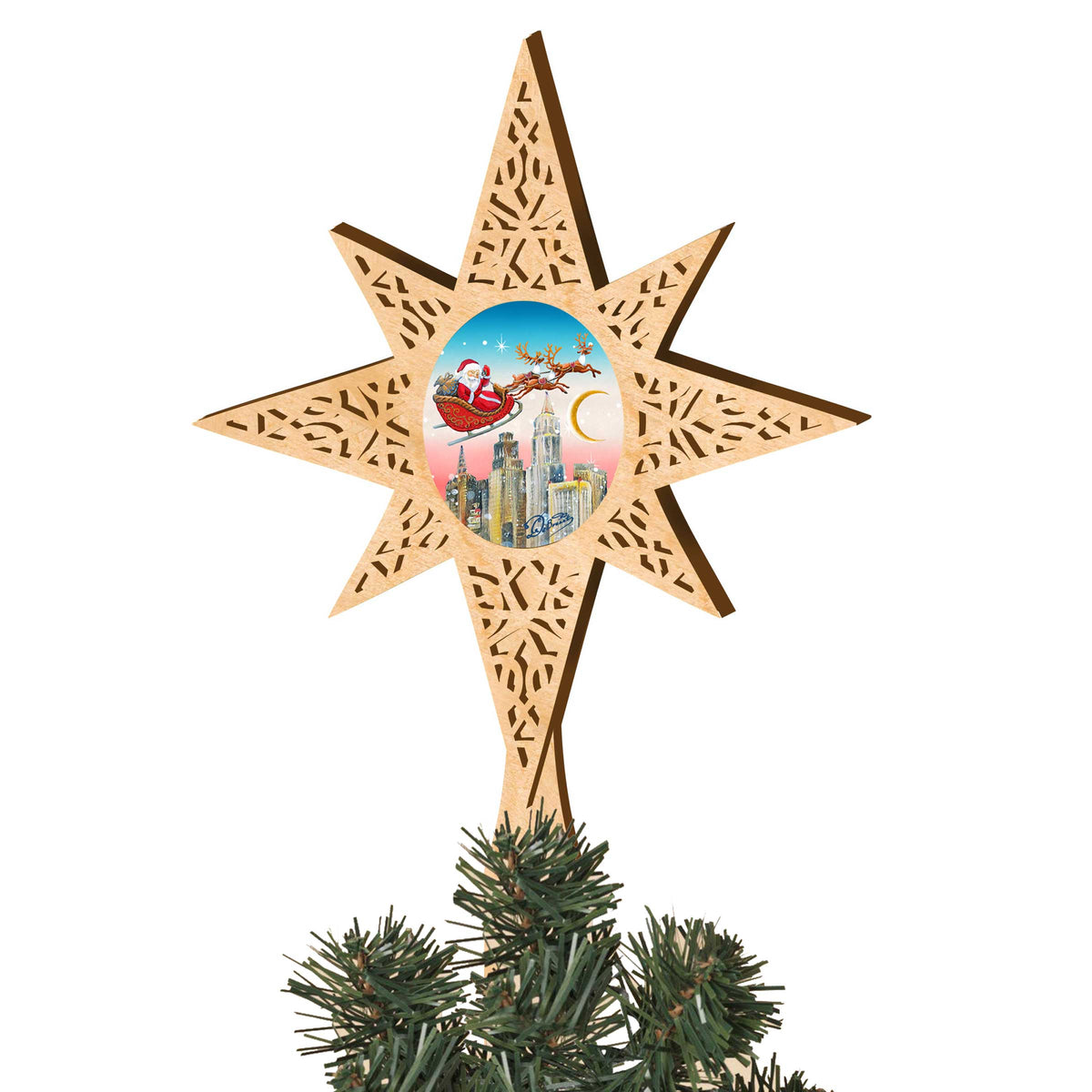 Up And Away Tree Topper by G.DeBrekht - Christmas Decor - 89495