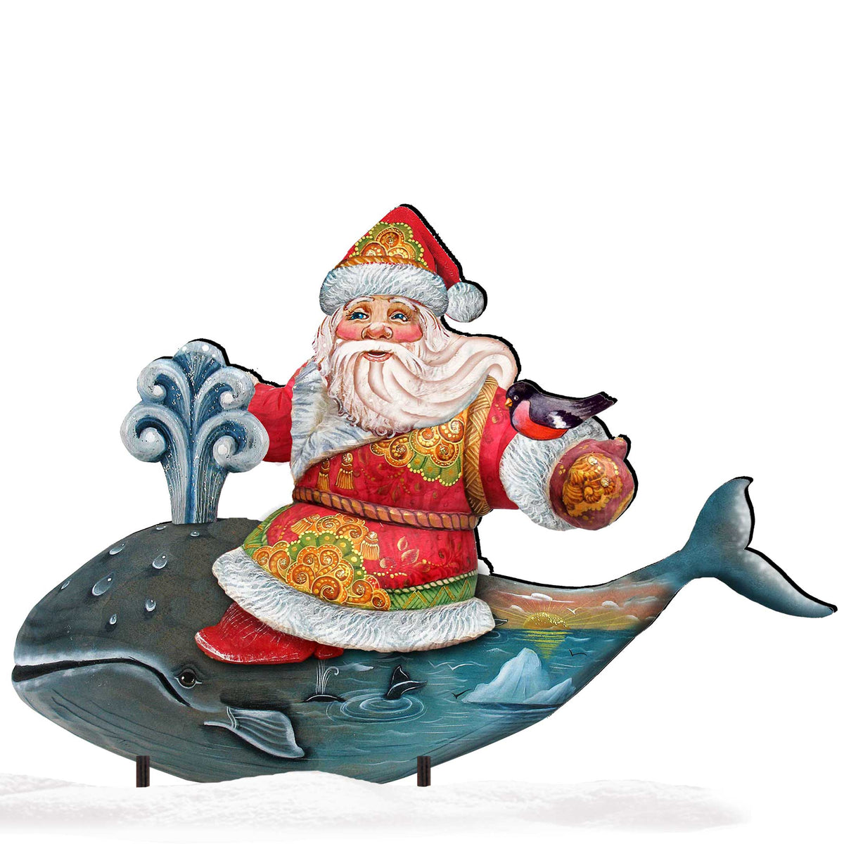Whale Tail Christmas Outdoor Decor