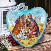 Nativity Glass Ornament Limited Edition