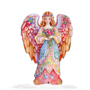 Pink Floral Angel Outdoor Decor by G. Debrekht - Nativity Holiday Decor - 8611023F