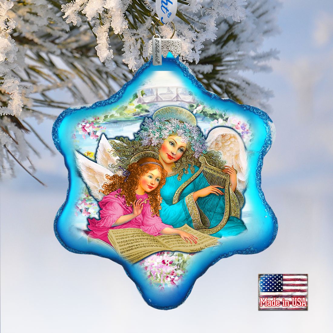Sisterhood Glass Ornament by Strelkina at G. DeBrekht