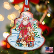 Time to Share Tree Glass Ornament