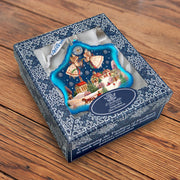 Peaceful City Glass Ornament
