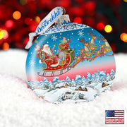 Up-Up Away Ball Glass Ornament Limited Edition
