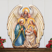 Nativity with Angel Holiday Door Decor