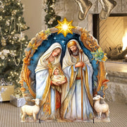 Nostalgic Nativity Scene Outdoor Decor