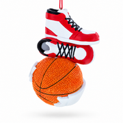 Basketball MVP Dribble Shoot Score Resin Christmas Ornament