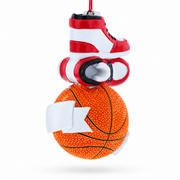 Basketball MVP Dribble Shoot Score Resin Christmas Ornament