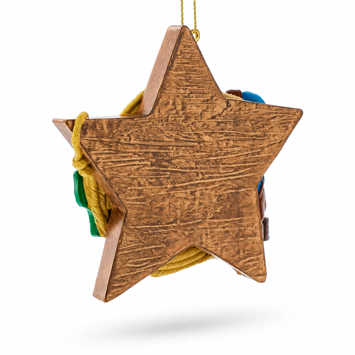 Western Muddy Boots And Southern Roots Star Resin Christmas Ornament