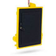 A+ Teacher Books and Apple Picture Frame Resin Christmas Ornament