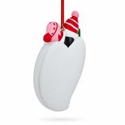 First Christmas Together Penguins Couple Resin Christmas Ornament