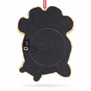 Dog Collar Paw Print Picture Frame Resin Christmas Ornament